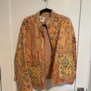 Zara Multicolor Embroidered Jacket